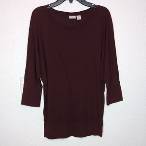 Women's Burgundy Top  Women's Size Small